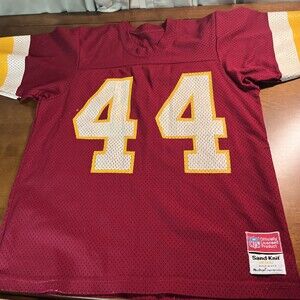 Vintage Washington Redskins Riggins  Macgregor NFL Sand Knit #44 Football Jersey